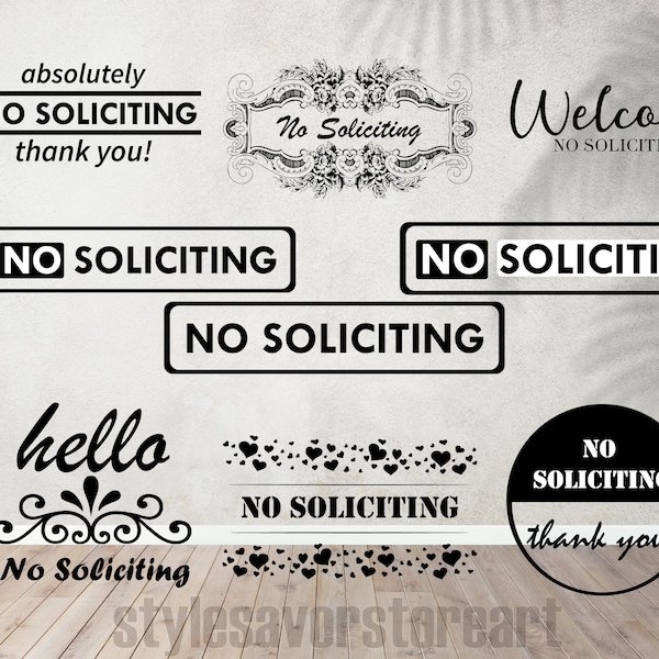 No Soliciting Svg, welcome no soliciting, soliciting png, hello soliciting, door decoration, home decoration, digital file, instant download