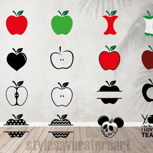 Apple SVG, Apple Svg Bundle, Fruit SVG, Apple Cut File, School SVG, Apple Cricut, Apple Vector, Apple Digital Download,Apple Silhouette,Png