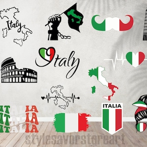 italian flag svg bundle italian flag png bundle layered cut files cricut italy svg bundle italia svg bundle free commercial use vector eps