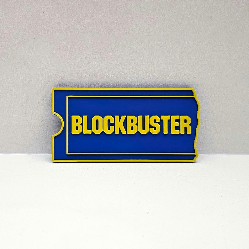 BLOCKBUSTER Magnet/blockbuster Video/movie Header/signs/name Plates ...