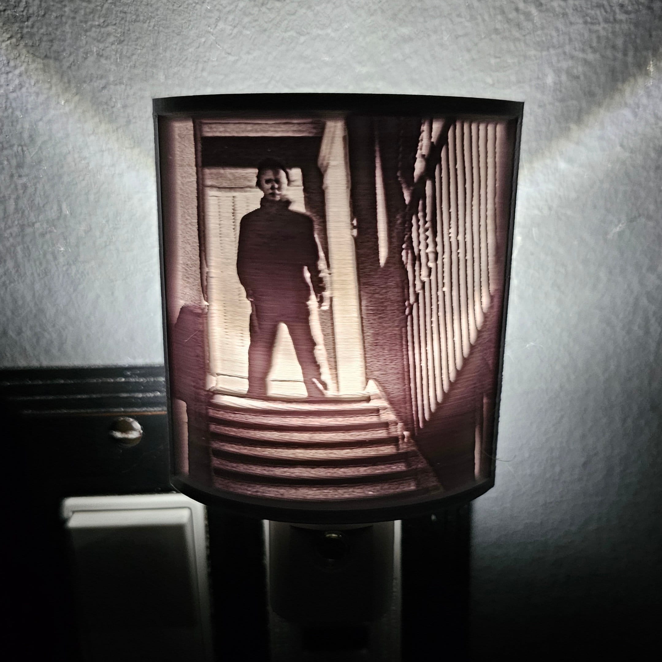 Myers (stairs) Night Light/3D Printed/Movies/Horror/Halloween/Man Cave