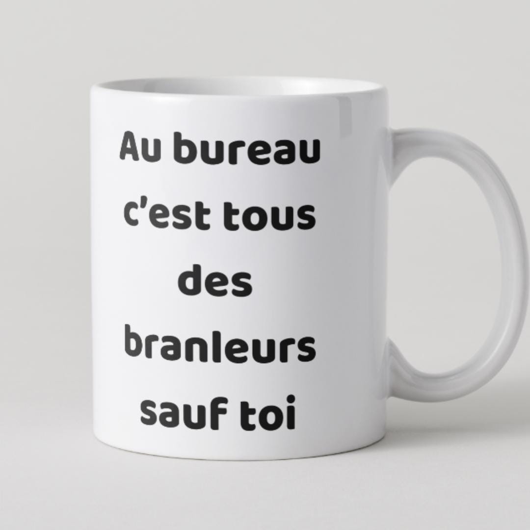Humour Café Collègue Travail Bureau Message Drôle Tasse