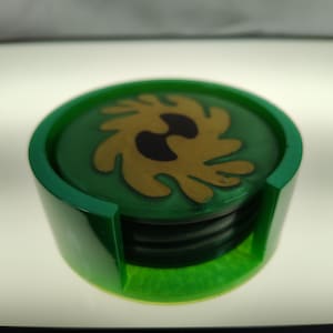 Adinkra/African American coasters
