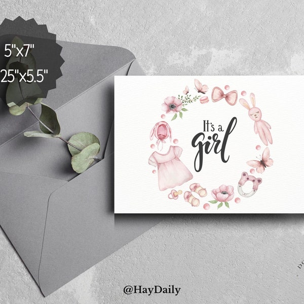 Printable Its a Girl - Etsy