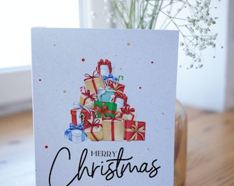 Modèle de carte de voeux de Noël, carte de joyeux Noël imprimable, téléchargement immédiat, bonne année