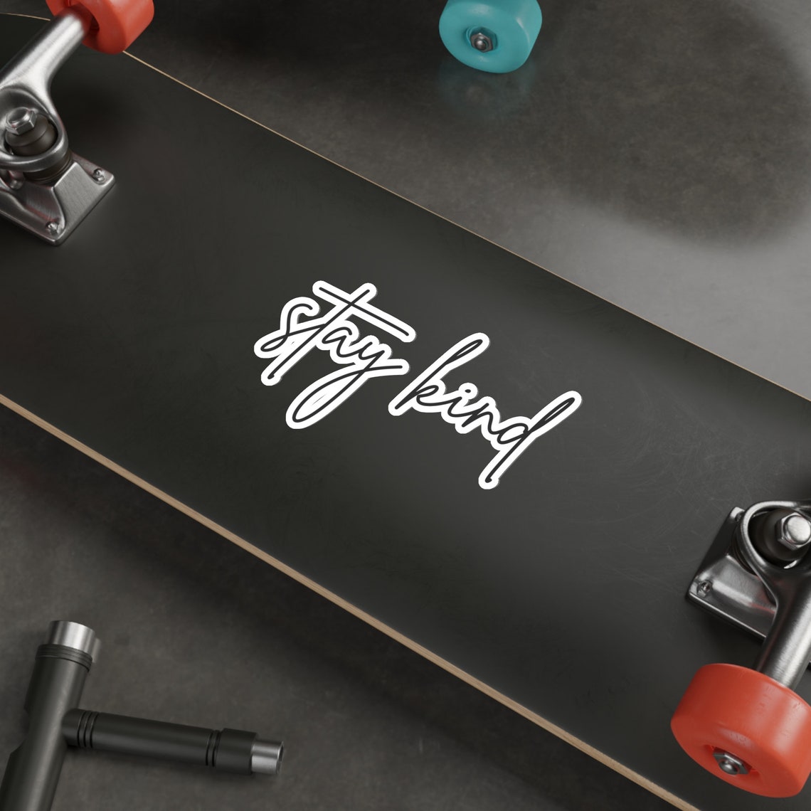 Stay Kind Cursive Sticker - Etsy