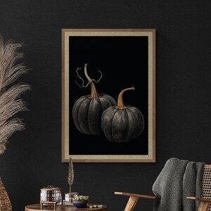 Fall Pumpkins  Vintage Digital Art, Fall Printable, Fall Print, Fall Wall Art Decor