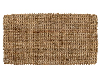 Handmade Jute Coir Mat: Natural Outdoor Rug (40x70cm)