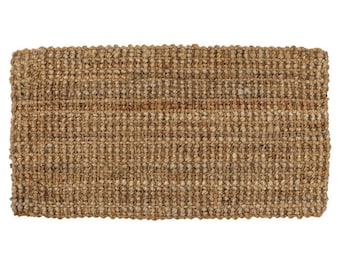 Handmade Coir Jute Mat 40x70cm approx door floor mat rug NATURAL COCO MAT