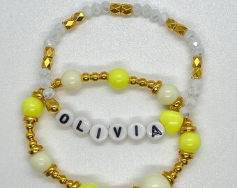 Musse Pigg Armband Guldstapel / Personligt Armband / Musse Pigg Armband / Anpassat Armband / Armgodis