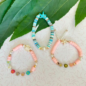 Multicolor letter bracelet / Kids bracelet / Gift for toddler / Charm bracelet / Name bracelet / personalized gift / gift for daughter