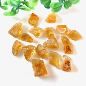15 Pieces, Top Quality Citrine Stone Raw Size 10-15 MM Birthstone Citrine Cluster Raw Healing Crystal Stones, Loose Citrine, Wholesale Rough