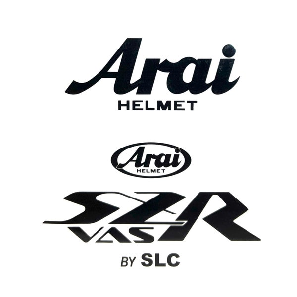 Stickers avant arrière arai szr vas