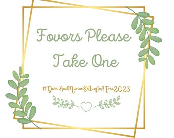 Custom wedding signs