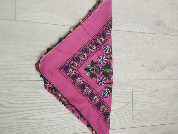 Tradital Turkish Oya Thin Headscarf, Traditional … - image 3