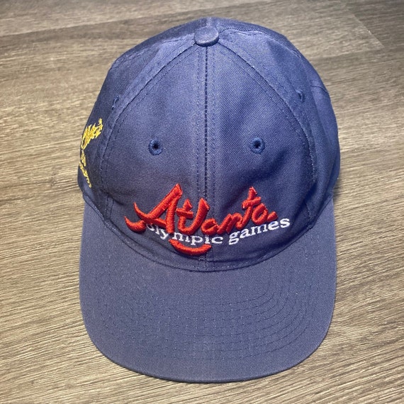 Vintage 1996 Atlanta Olympic Games Snapback Hat -… - image 1