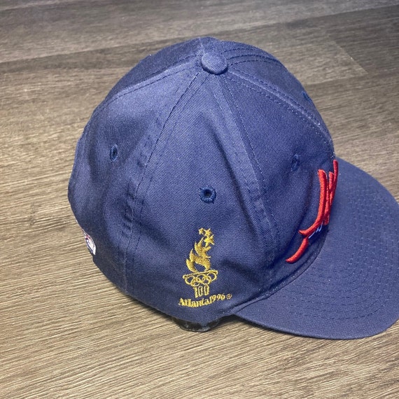 Vintage 1996 Atlanta Olympic Games Snapback Hat -… - image 2