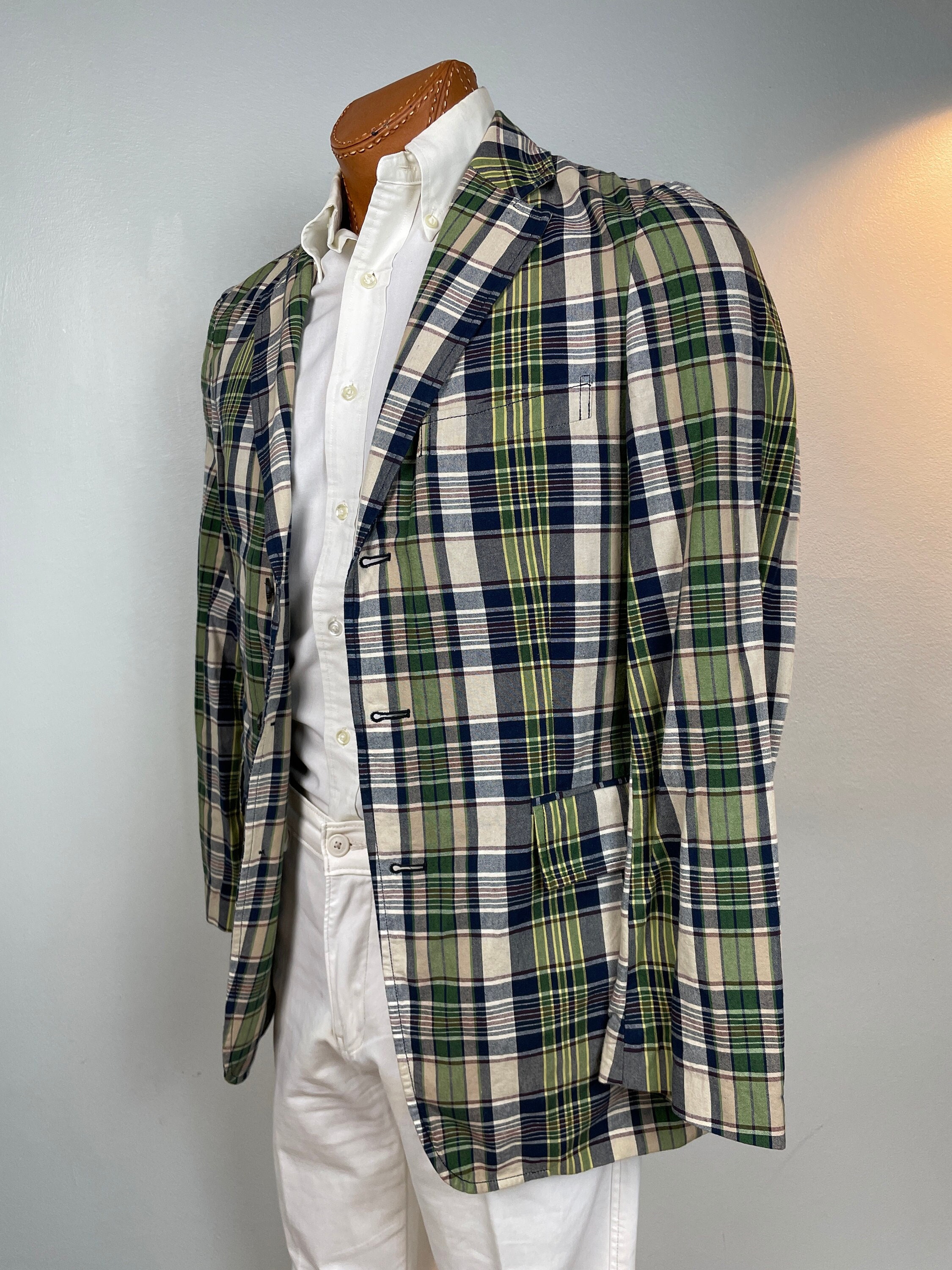 1960s Madras Jacket - Etsy
