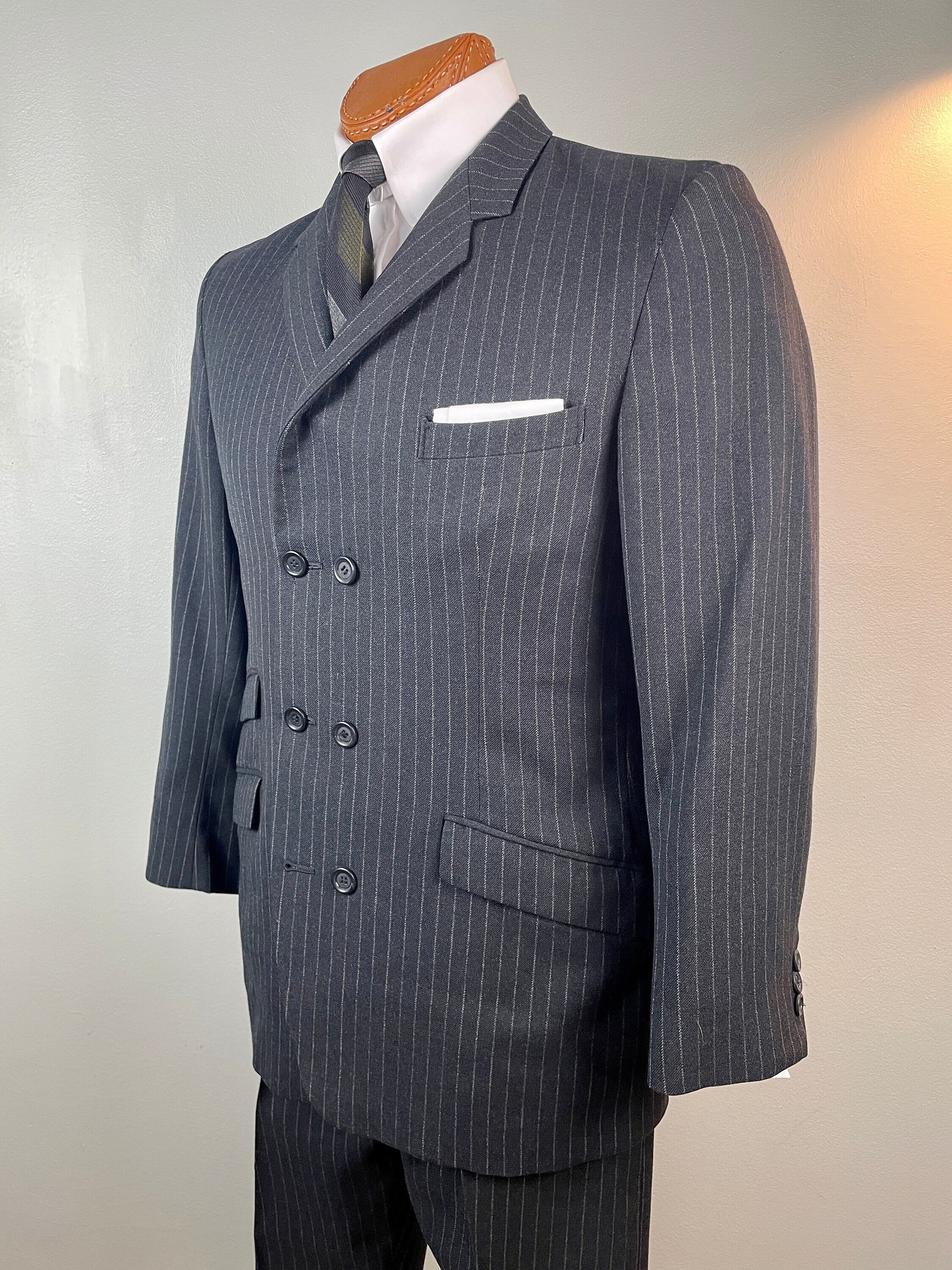 USA製 Hardy Amies PinStriped Tailored JKT USA製 Hardy Amies PinStriped Tailored JKT