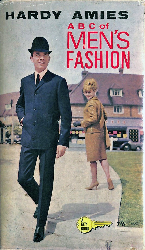 Vintage 1960s Hardy Amies Mens Suit black Wool Pi… - image 3