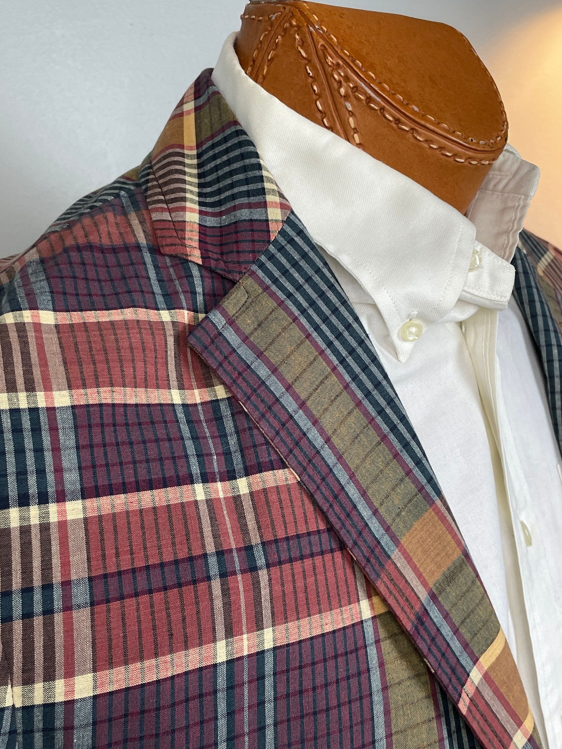 Mens 1960s Style Madras Sport Coat 40 POLO Ralph Lauren Etsy