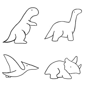 Dinosaur PNG, hand-drawn