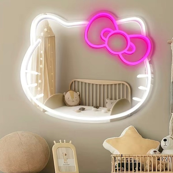 hello kitty LED mirror