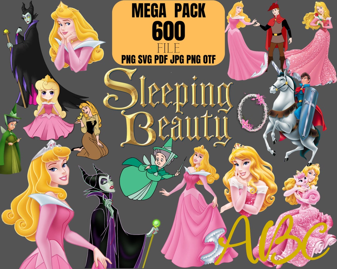 Sleeping Beauty Png Clipart, Sleeping Beauty Layered Svg, Sleeping ...