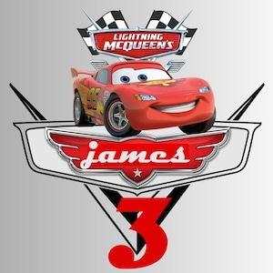 Relâmpago mcqueen personalizado bolo topper carros personalizado cupcake topper download digital mcqueen adesivo bolo de aniversário topper decorações de festa