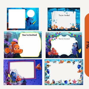 Finding Nemo Png Clipart Bundle Digital Download Nemo Dory cake topper Marlin Darla Bruce Crush Gill Dory Squirt Coral Mr.Ray png image 8