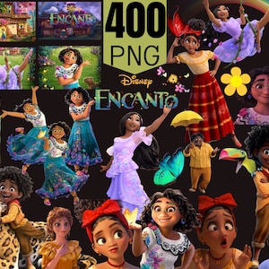 Encanto png clipart bundle, Mirabel Png, Encanto poster png, Encanto family png, Movie party supplies logo and chracters  png