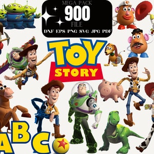 Toy Story PNG, Toy Story Clipart, Toy Story SVG, Buzz Lightjahr Woody PNG, Toy Story Geburtstag druckbar, Lightjahre Woody svg