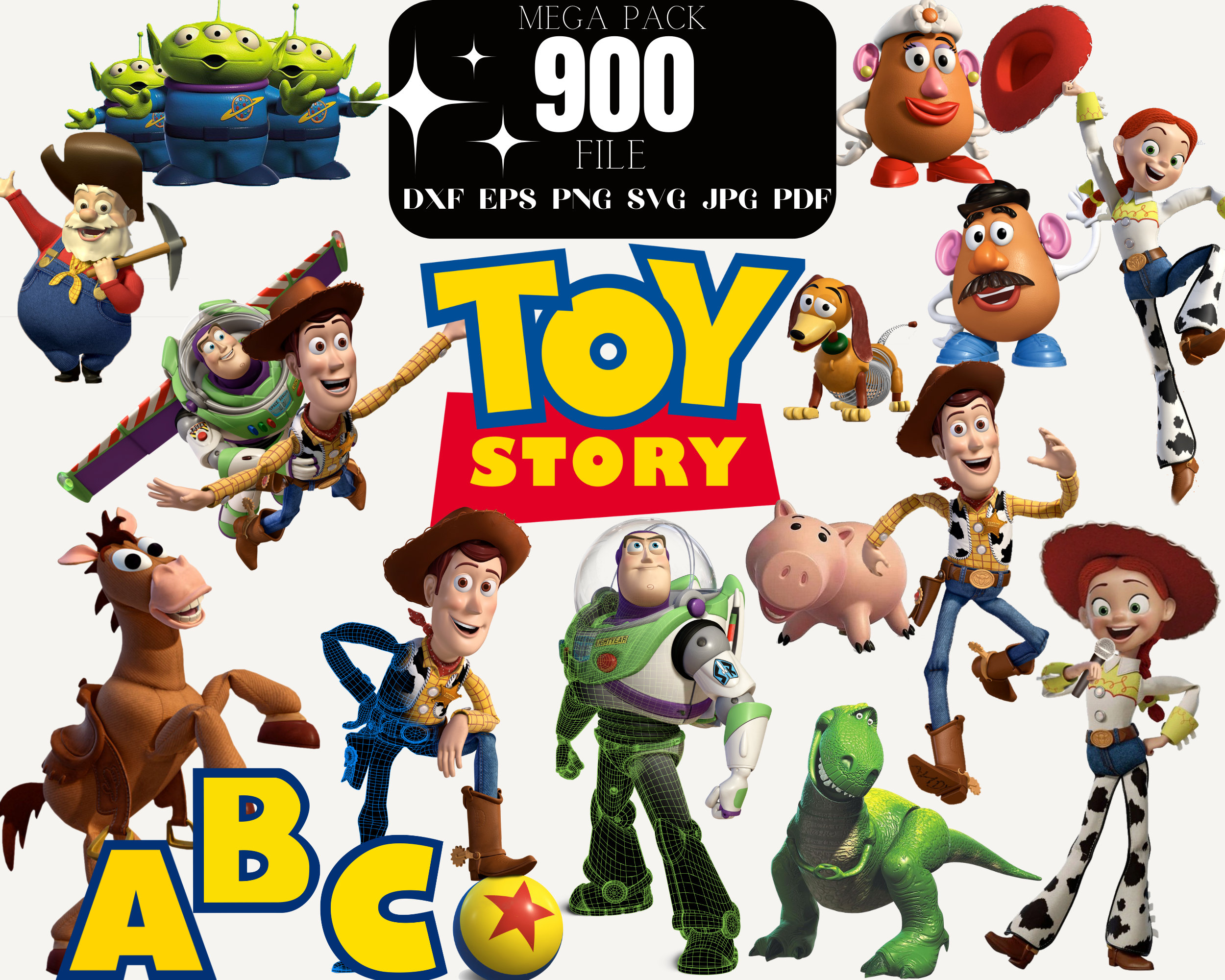 Toy story letter - Etsy 日本