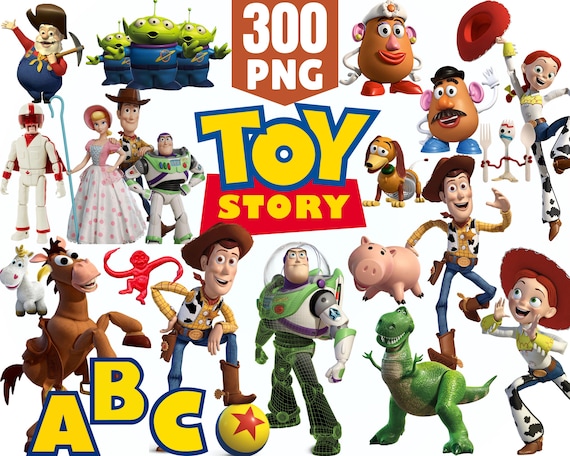 Toy Story PNG Clipart Bundle: Woody & Buzz (Digital Download)