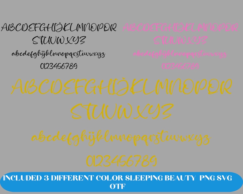 Princess Font: Alphabet Letters PNG SVG TTF (digital Download) - Etsy