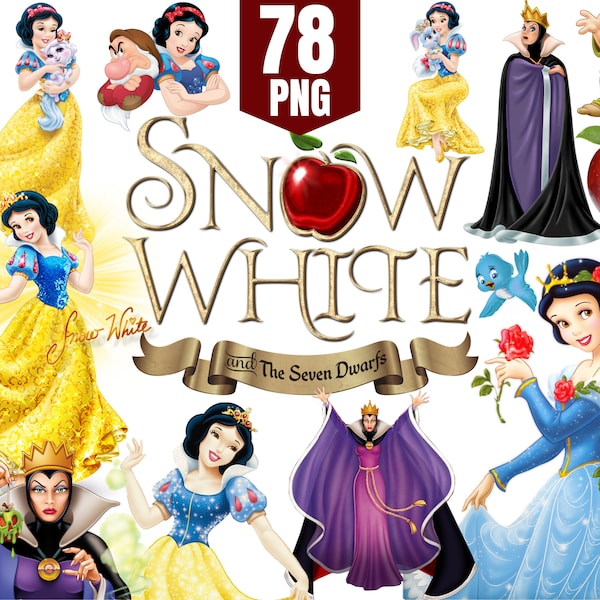 snow white png clipart, snowwhite png, Princess png clipart, evil queen png clipart, princess clipart bundle, evilqueen png bundle