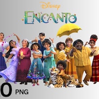 Encanto Family Clipart: 20 PNG Character Graphics (digital Download) - Etsy