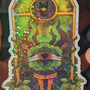 Bishop Leshy cult of the lamb sticker