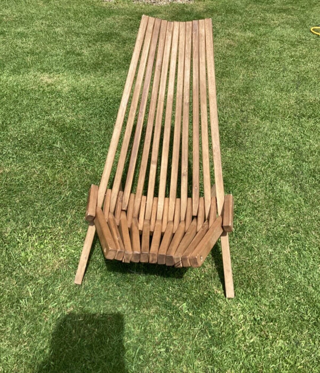 Melino Wooden Folding Chair Outdoor Garden Etsy