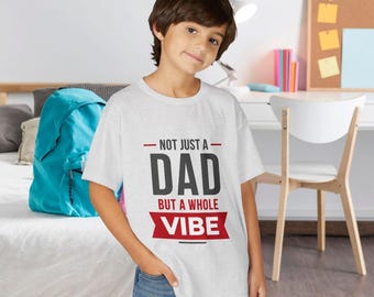Youth Dad Vibe T-Shirt | Playful Father's Day Gift for Kids