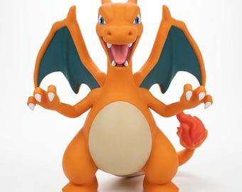 Charizard XL 30 cm 3D-print | Vuurdraak verzamelaarsstandbeeld, smeedlaboratoria