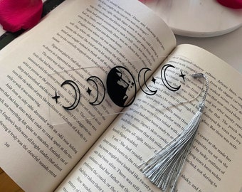 Moon & Mountain Bookmark | Personalized Bookmark | Acrylic Bookmark | Reader Gift