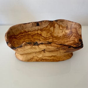 Taca do serwowania z drewna oliwnego, 36 cm x 20 cm