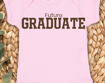 Future Graduate Baby Bodysuit, Class of 2044 Baby, Preschool Grad Shirt, New Baby Gift, Graduation Announcement Outfit,Cute Baby Shower Gift
