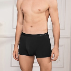 Men&#39;s Modal Boxer Brief | Stretchy, Breathable, Seamless Design | Gift for Your Husband or Boyfriend