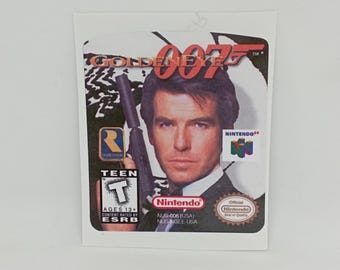 Label / Sticker For Restore Nintendo 64 n64 Cartridges of GoldenEye 007 (EUR or USA)