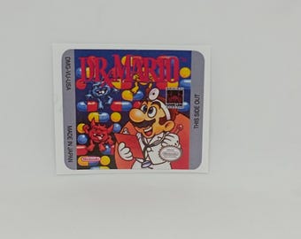 Label / Sticker For Dr. X MARIO (Usa Fah) Restore Nintendo Gameboy Cartridges