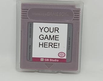 Make a real cartridge with your GBSTUDIO gb Studio Game!   (CONTACT FIRST)