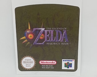 Label / Sticker For Restore Nintendo 64 n64 Cartridges of The Legend of Zelda Majora's mask (EUR AUS JPN)