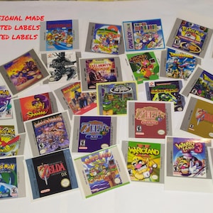 Label / Sticker For Restore Nintendo Gameboy Gb Gbc Game Boy Color Games Cartridges (contact first)